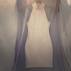 GUESS Holiday Party Dress White Bodycon